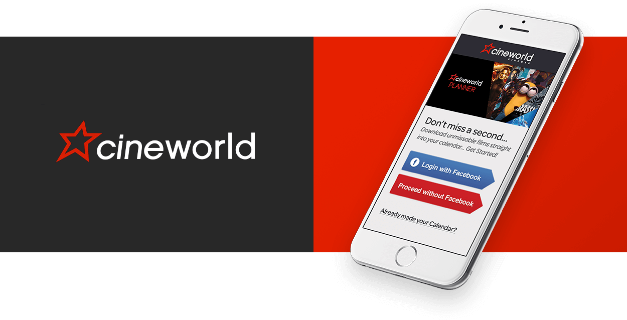 Just Launched Cineworld Movie Planner Catch Digital Agency London